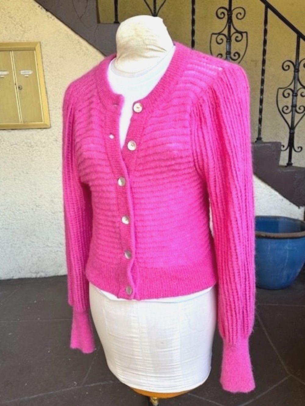 $138 WILFRED ARTIZIA Alessia Alpaca/Mohair Cardigan Sweater NWOT/sz S - Picture 13 of 16